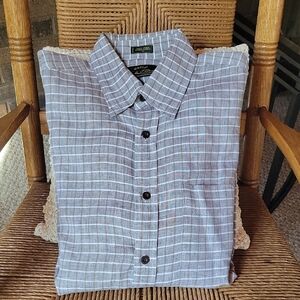 Orvis, Charles F. Orvis signature collection, linen, button-down dress shirt, L